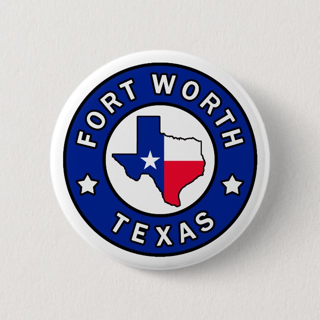 Fort Worth Texas Button (Vorderseite)