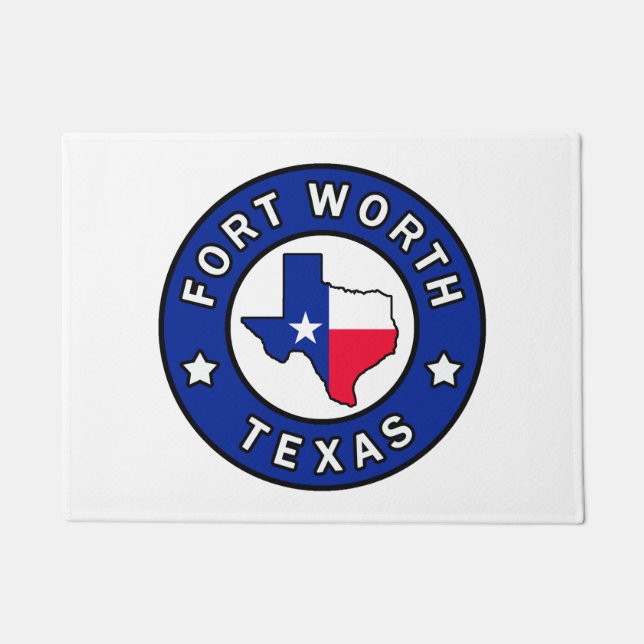 Fort Worth Texas Fußmatte (Vorderseite)