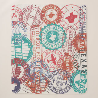 Fort Worth Texas: Reise Briefmarke. Sherpadecke