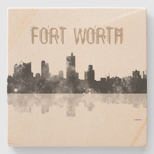 FORT WORTH, TEXAS - Stein trinkt Untersetzer (Vorderseite)