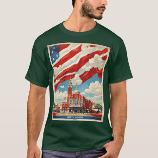 Fort Worth Texas USA Tourismus T-Shirt