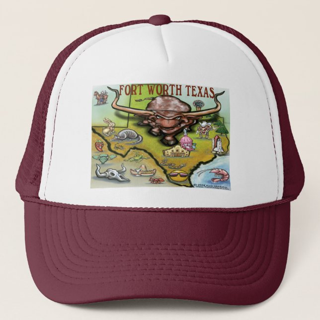 Fort Worth Truckerkappe (Vorderseite)