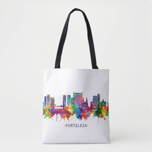 Fortaleza Brazil Skyline Tasche (Vorderseite)