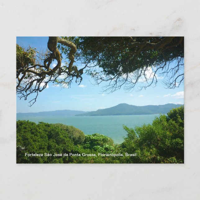 Fortaleza São José, Florianópolis, Brasilien. Postkarte (Vorderseite)