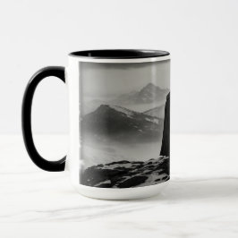 forte Mug guerrier - café Imaginaire noir et blanc
