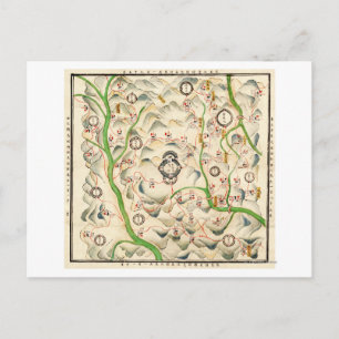 Forteresses en Xin Xi Ying, Yunnan Carte de la Pro