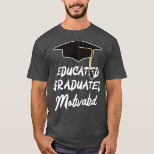 Fortgeschrittene motivierte Abschluss Werbeaktion T-Shirt