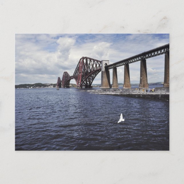 Forth RailBridge Großbritannien Postkarte (Vorderseite)