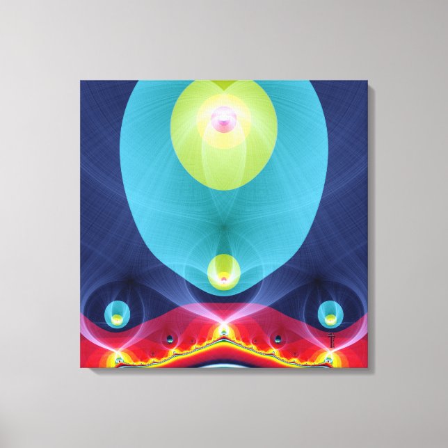 Forth Tetragrammaton Wrapped Canvas Leinwanddruck (Vorderseite)