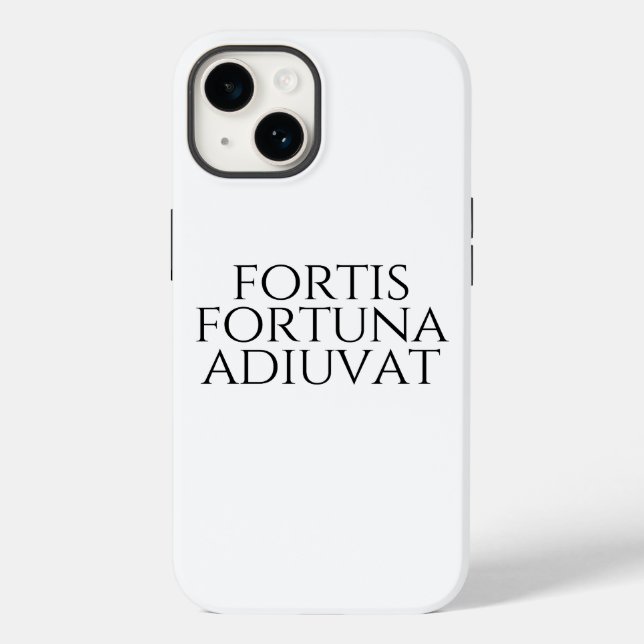 Fortis Fortuna Adiuvat Case-Mate iPhone 14 Hülle (Rückseite)
