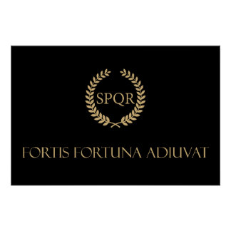 Fortis Fortuna Adiuvat - Fortuna begünstigt die Ta Poster