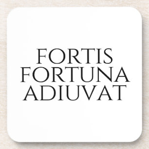 Fortis Fortuna Adiuvat Getränkeuntersetzer