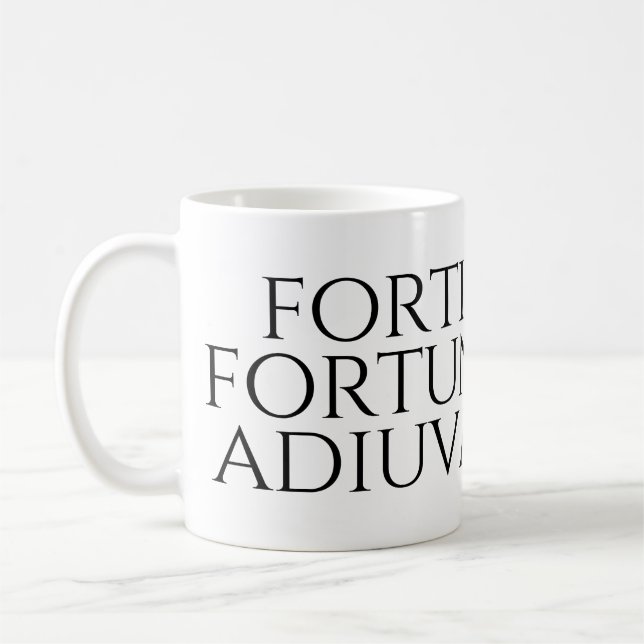 Fortis Fortuna Adiuvat Kaffeetasse (Links)