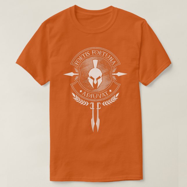Fortis Fortuna Adiuvat Latin T-Shirt (Design vorne)