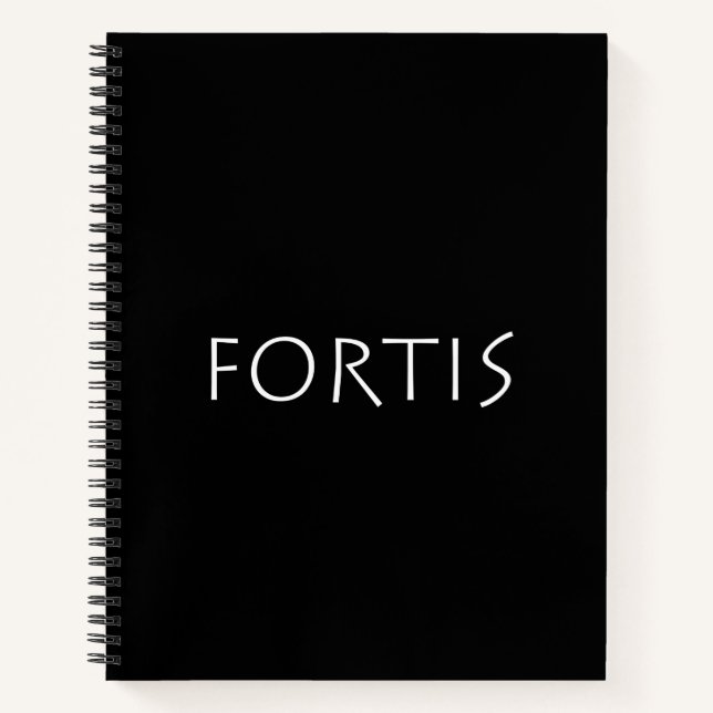 Fortis Notizbuch (Vorderseite)