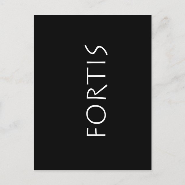 Fortis Postkarte (Vorderseite)