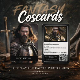 Fortitude Cosplay Charakter Tausch Karten QR Code