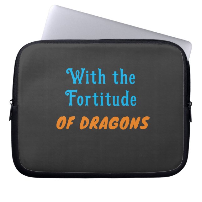 Fortitude des dragons - Sac électronique (Devant)