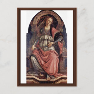 Fortitudo von Botticelli Sandro (Beste Qualität) Postkarte