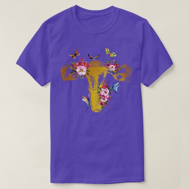 Fortpflanzungssystem bei Frauen T-Shirt (Design vorne)