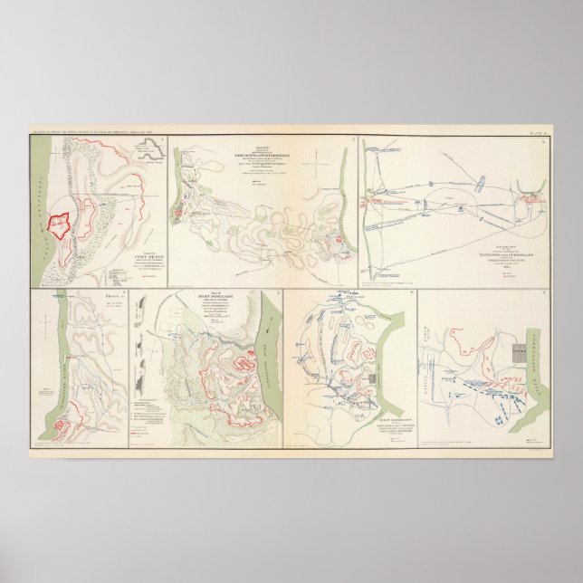 Forts Henry & Donelson Poster (Vorne)