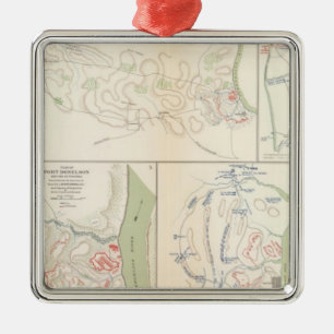 Forts Henry u. Donelson Ornament Aus Metall