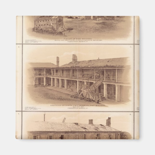 Forts Sumter & Moultrie Magnet (Vorne)