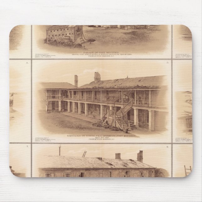 Forts Sumter & Moultrie Mousepad (Vorne)