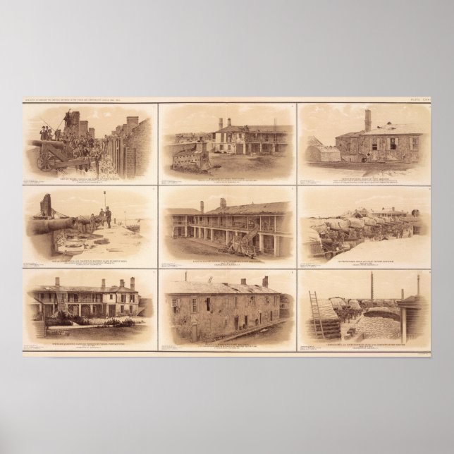 Forts Sumter & Moultrie Poster (Vorne)