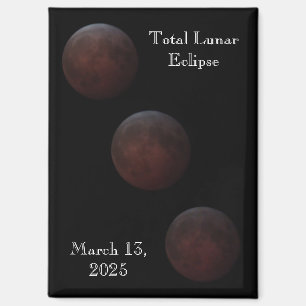 Fortschreiten des Lunar-Eclipses insgesamt Magnet