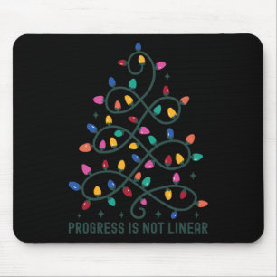 Fortschritt ist keine lineare Spezial-Lehrerin Chr Mousepad