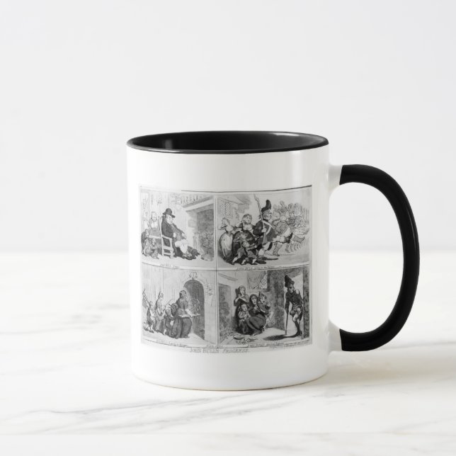 Fortschritt Johns Stiers Tasse (Rechts)