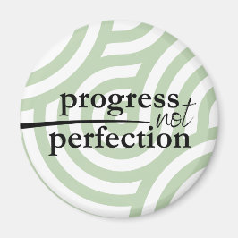 Fortschritt Nicht Perfektion Magnet