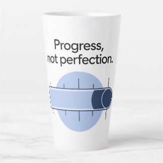 Fortschritt, nicht Perfektion Milchtasse