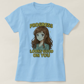 Fortschritt sieht gut aus auf deinem Anime-T-Shirt T-Shirt