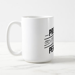 Fortschritt statt Perfektion (Motivationszitat-Ges Kaffeetasse