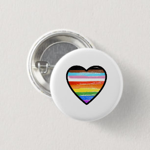 Fortschritt Stolz Gemaltes Herz Button