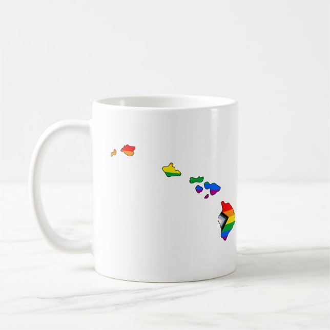 Fortschritte bei der LGBTQ-Staatsstolz-Entwicklung Kaffeetasse (Links)