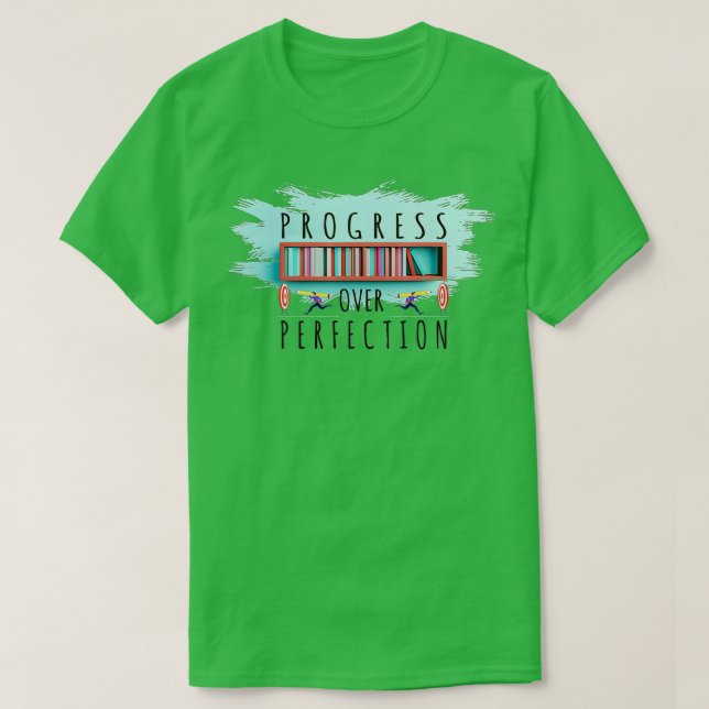 Fortschritte gegenüber dem Motivierend Lehrer (47) T-Shirt (Design vorne)