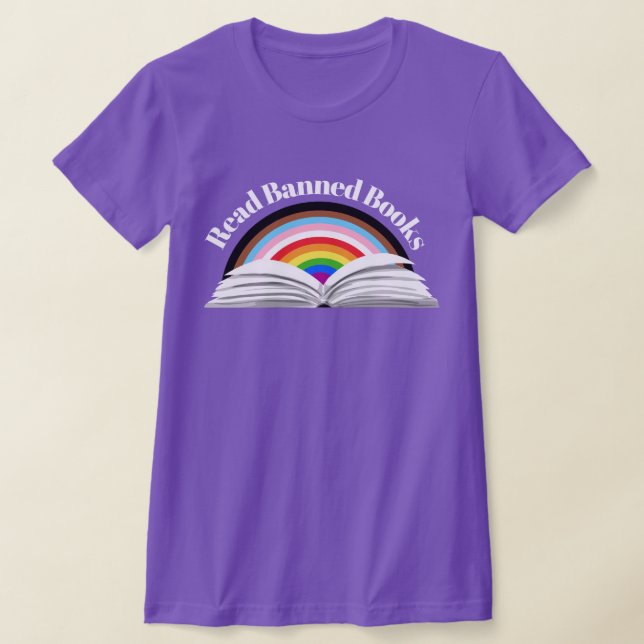 Fortschrittsstolz auf verbotene Bücher lesen T-Shirt (Ablage )