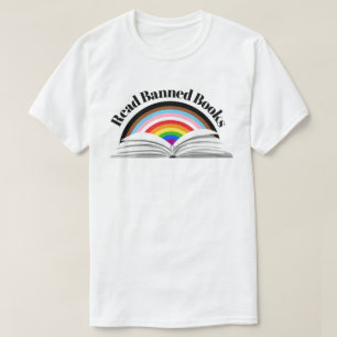 Fortschrittsstolz auf verbotene Bücher lesen T-Shirt