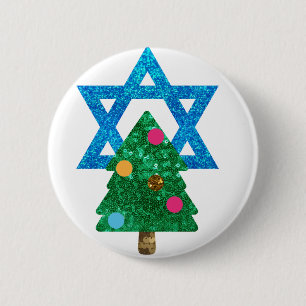 Fortsetzung Christmukah hanukkah Button