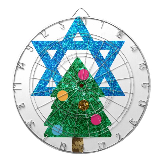 Fortsetzung Christmukah hanukkah Dartscheibe (vorne)