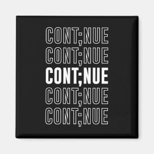 Fortsetzung des Mental Health Awareness Month Suic Magnet
