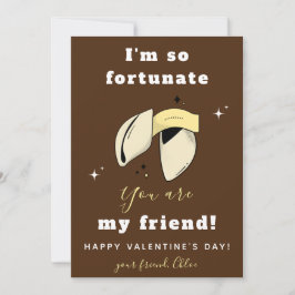 Fortune Cookie Friend Valentine's Day Niedlich Bro Feiertagskarte