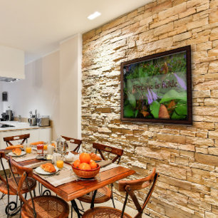 Fortune est une sagesse incertaine qui dit affiche