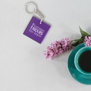 Fortune favorisiert Skripttypografie Akryllischer  Schlüsselanhänger