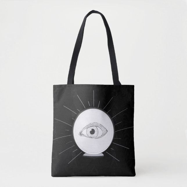 Fortune Teller Eye Seer Esoteric Crystal Ball Tasche (Vorderseite)