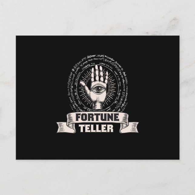 Fortune Teller Fortune Teller Tarot Postkarte (Vorderseite)