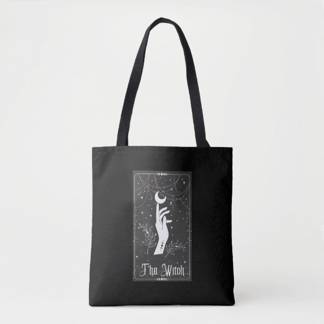 Fortune Teller Hand Tarot Tote Tag Tasche (Vorderseite)